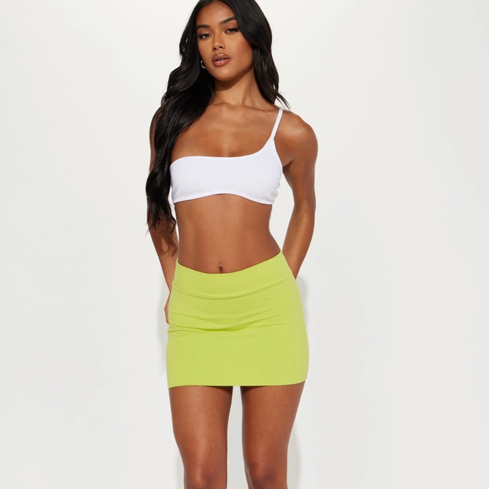 Green Mini Skirt